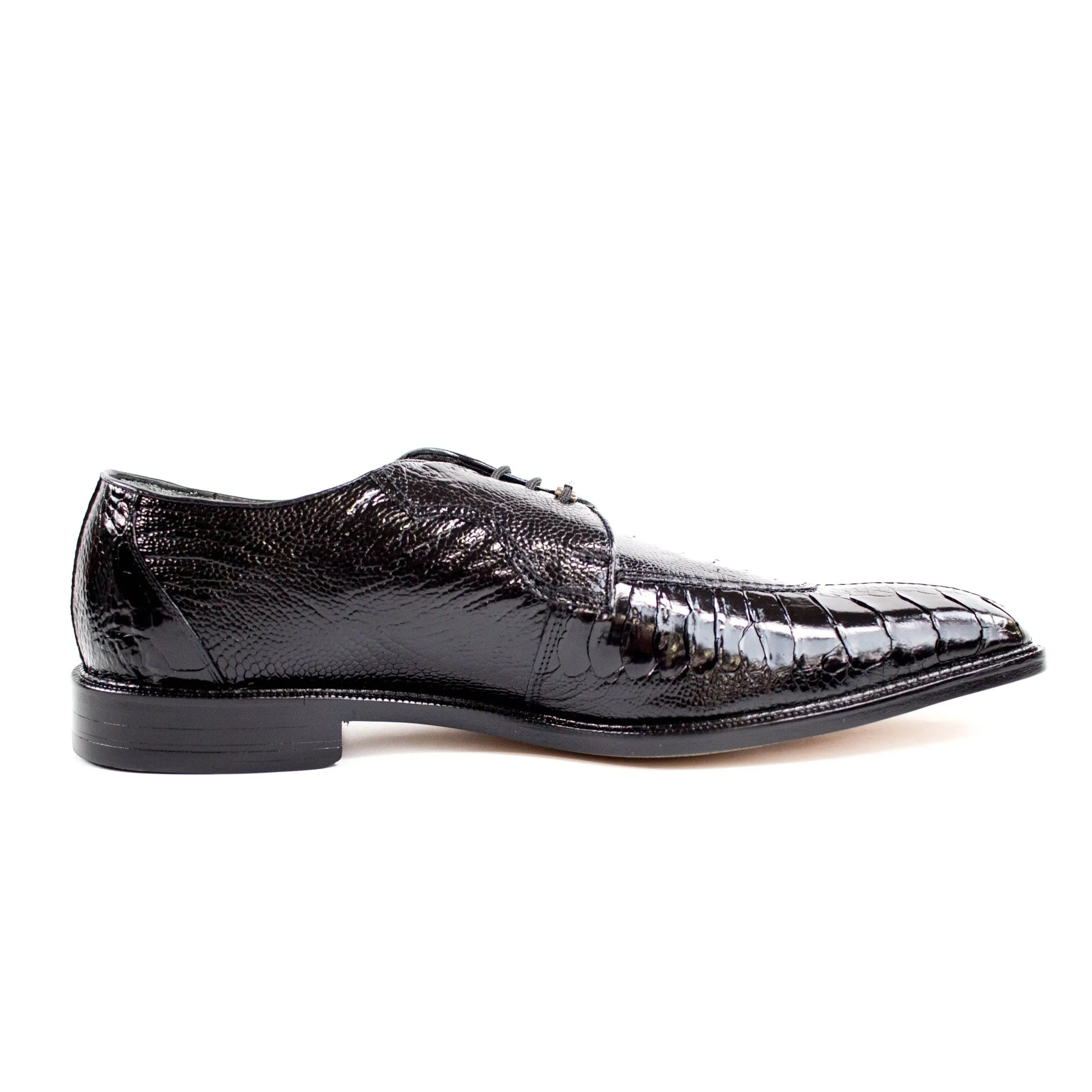 Mens Belvedere Siena Ostrich Leg Split Toe Dress Shoe in Navy sold by Alberto Nardoni product image thumbnail 3