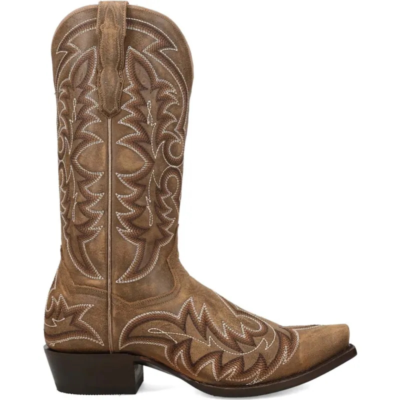 Dan Post Men’s Tan Triton 13 Snip Toe Cowboy Boot sold by Alberto Nardoni