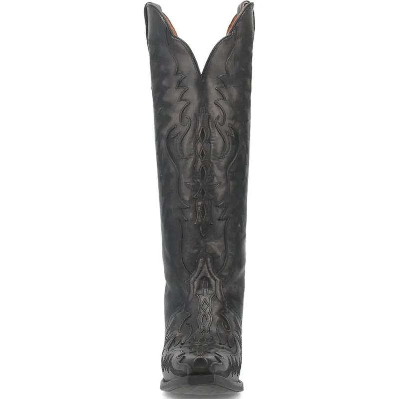 Dan Post Women’s Hallie Black 15 Snip Toe Medium Cowboy Boot sold by Alberto Nardoni