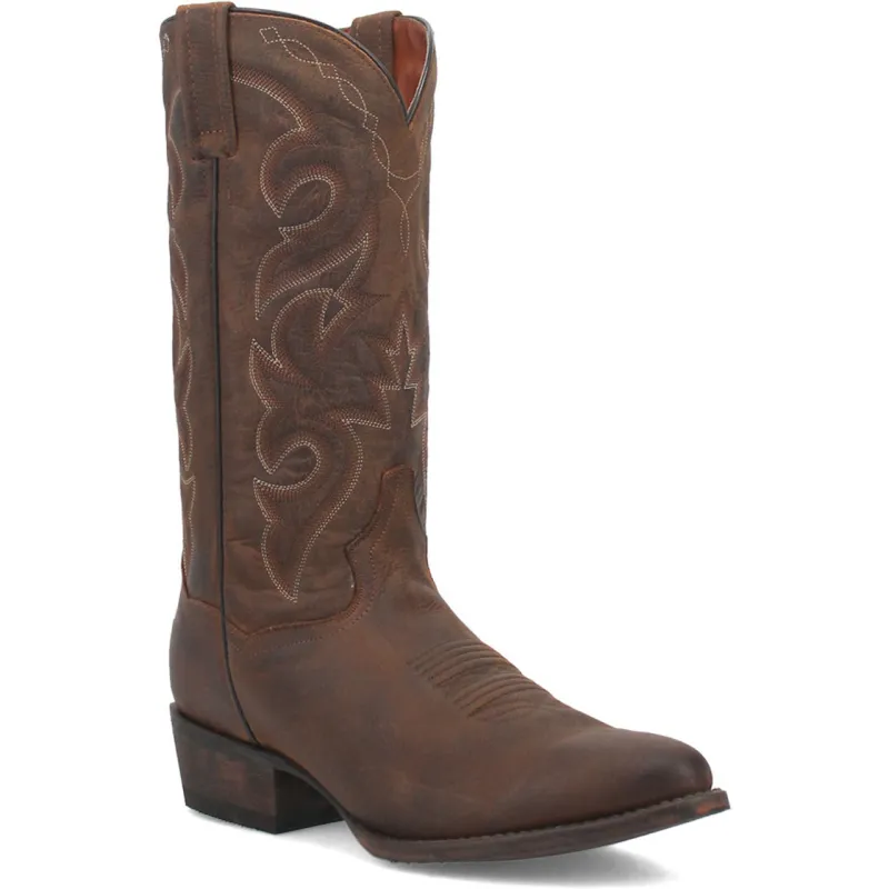 Dan Post Mens Renegade Bay Apache 13 Round Toe Leather Cowboy Boot made by Alberto Nardoni