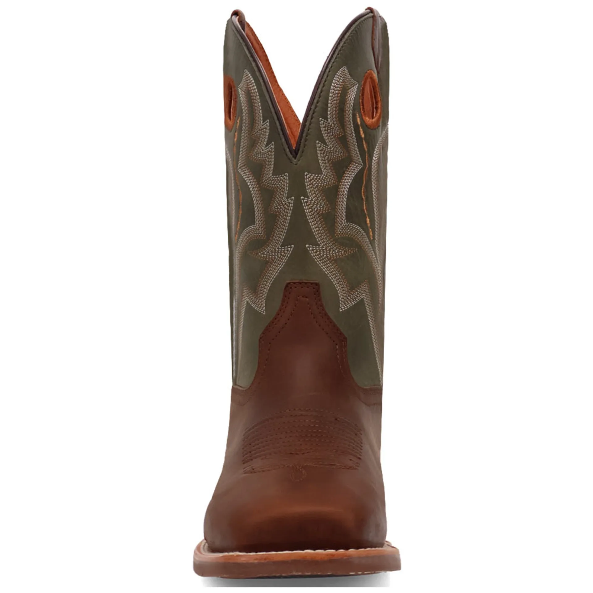 Dan Post Men's Leighton Brown/Green Leather Western Boots sold by Alberto Nardoni product image thumbnail 4