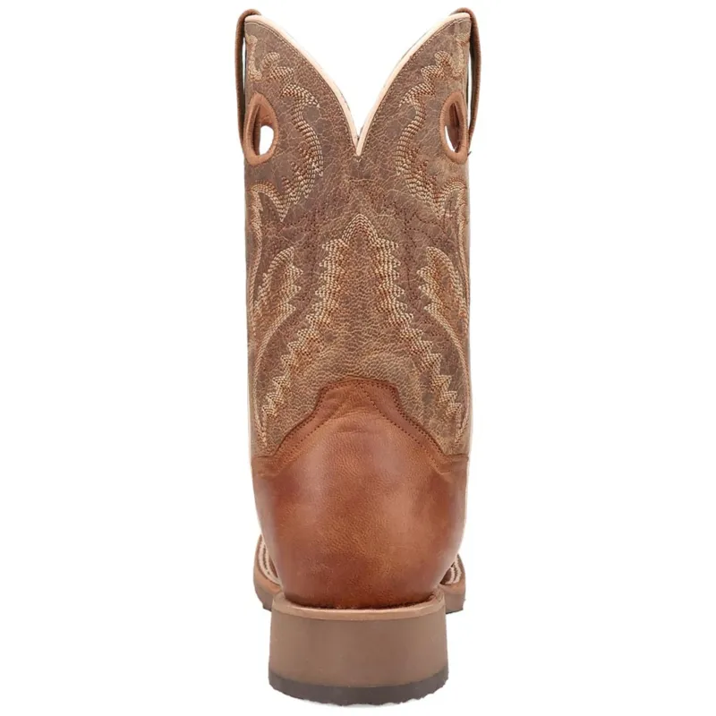 Dan Post Martel Tan/Brown Ostrich Leather Western Boots sold by Alberto Nardoni