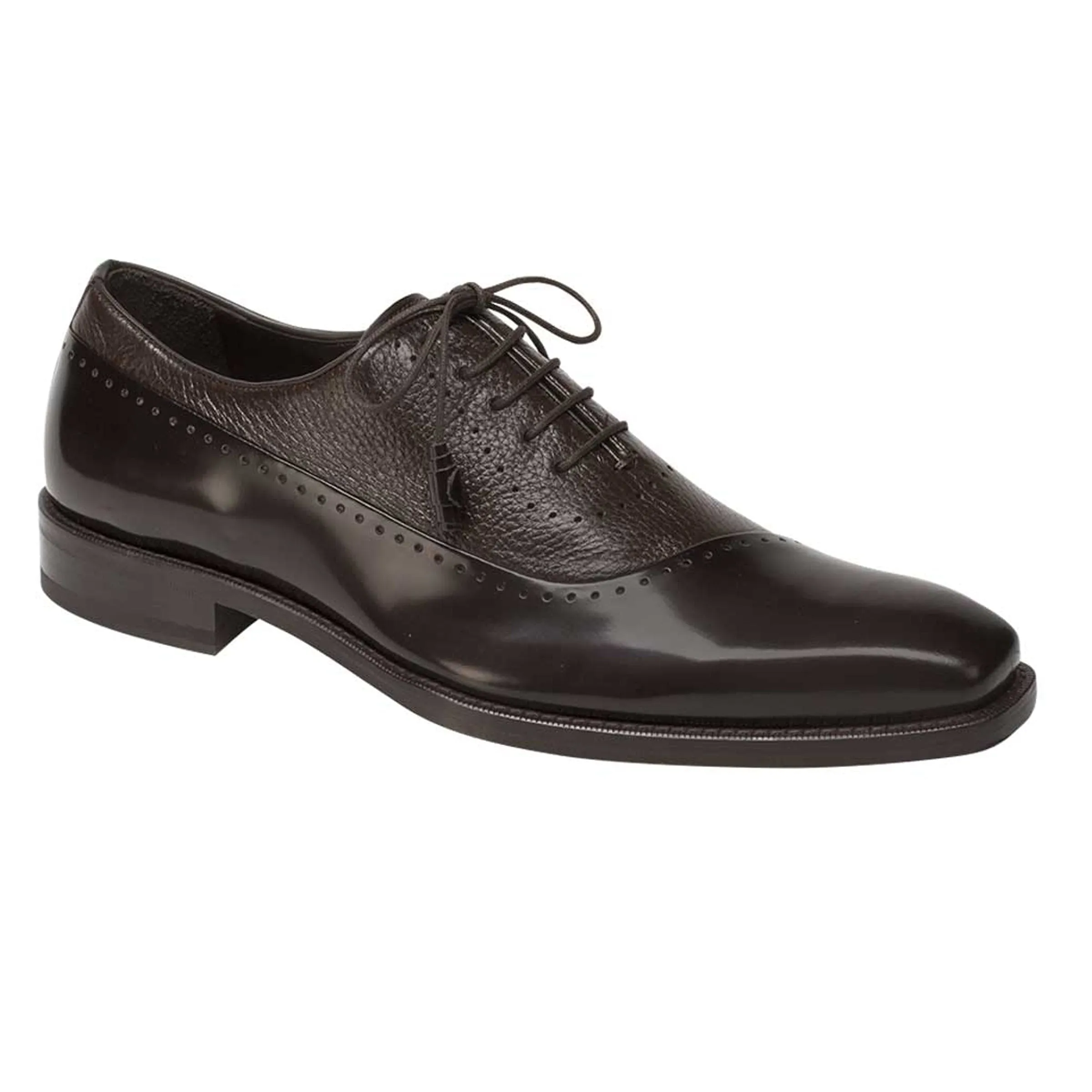 Mezlan Potsdam Navy Calfskin Oxford Shoes – Elegant Lace-Up Dress Shoes (Size 9 Last Call) sold by Alberto Nardoni product image thumbnail 3