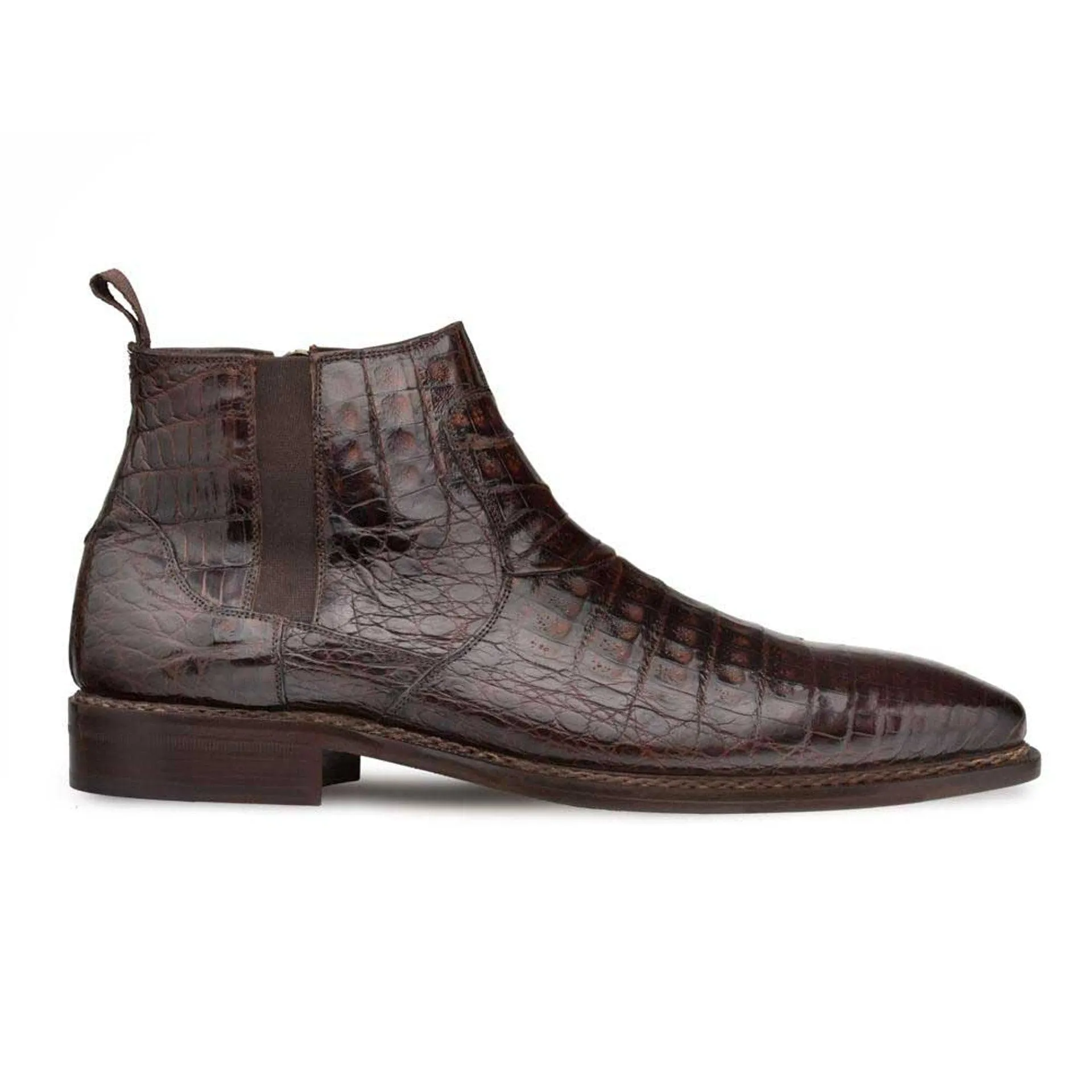 Mezlan Blackmore Men’s Boot – Brown Genuine Crocodile Leather Plain Toe, Handmade in Spain sold by Alberto Nardoni product image thumbnail 4