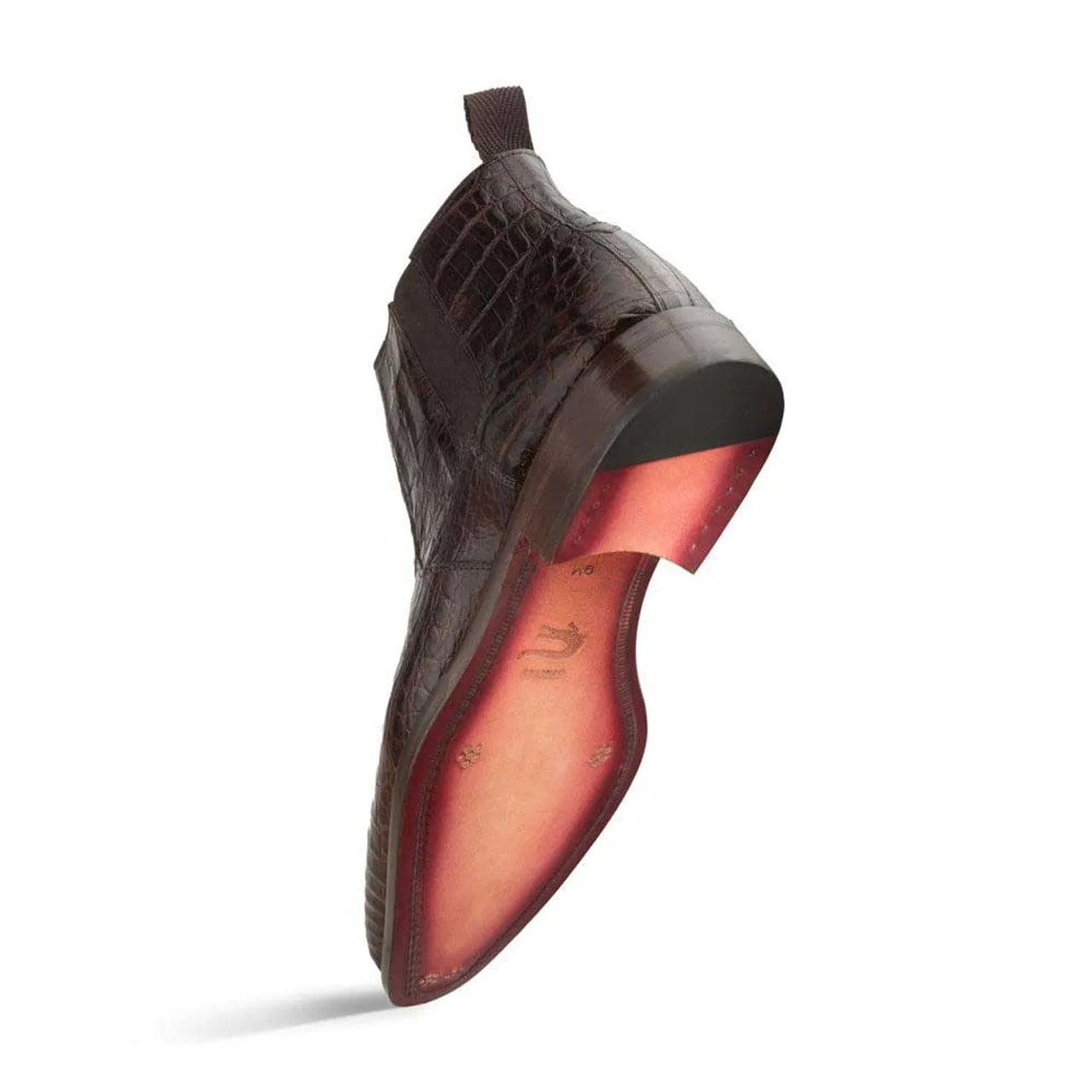 Mezlan Blackmore Men’s Boot – Brown Genuine Crocodile Leather Plain Toe, Handmade in Spain sold by Alberto Nardoni product image thumbnail 5