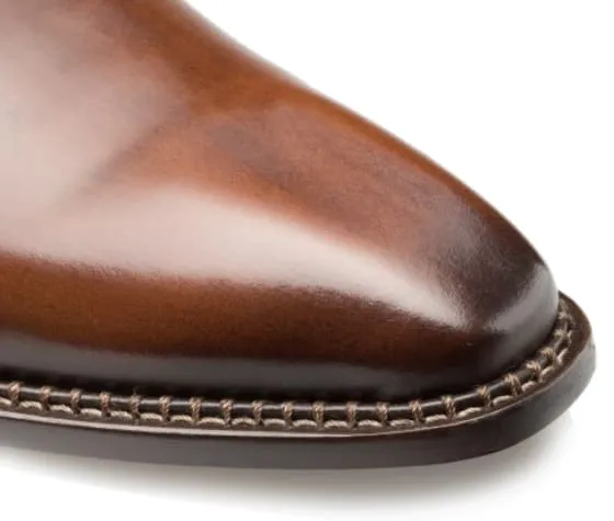 Enterprise Brown Calfskin Balmoral by Mezlan – Classic Leather Dress Shoe Made in Spain sold by Alberto Nardoni product image thumbnail 3