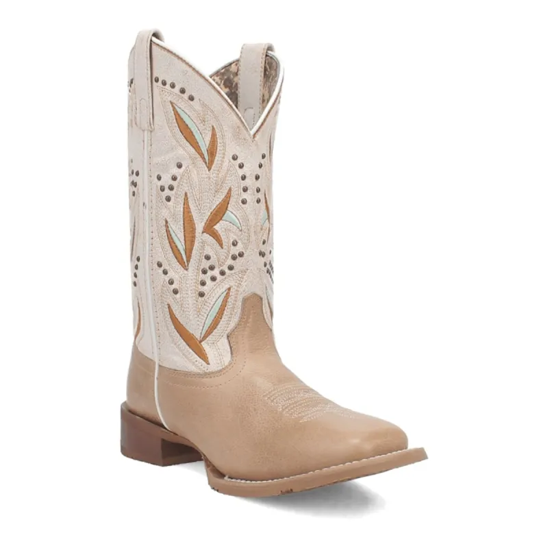 Laredo Women's Lydia Broad Square Toe Leather Boots - Sand 5603 sold by Alberto Nardoni