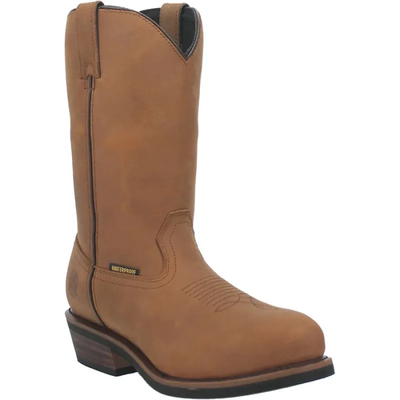 Dan Post Men's Alburquerque Work Boots Steel Toe Waterproof - Tan sold by Alberto Nardoni
