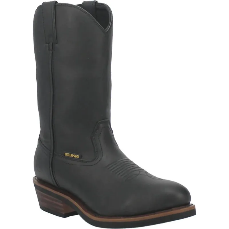 Dan Post Men's Alburquerque Work Boots Waterproof - Black sold by Alberto Nardoni