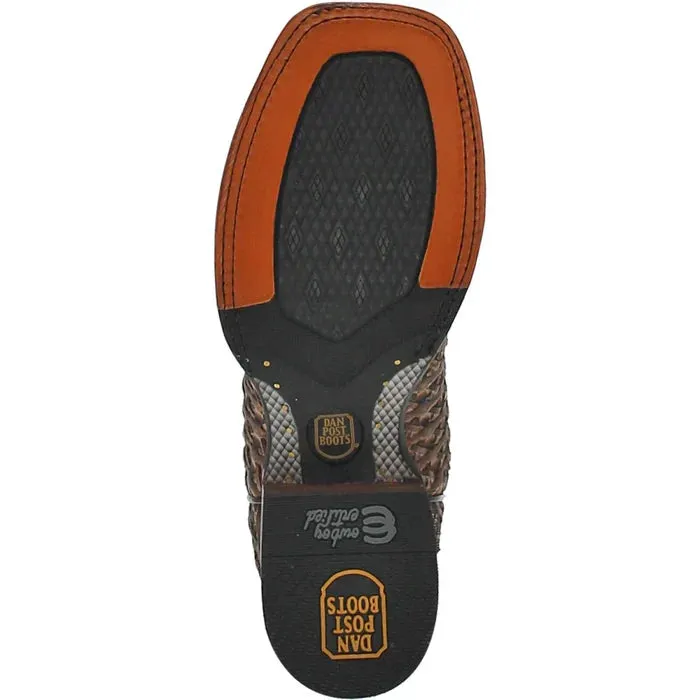 Dan Post Men's Stanley Leather Square Toe Boots - Tan sold by Alberto Nardoni product image thumbnail 4