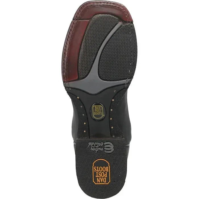 Dan Post Men's Deuce Genuine Leather Square Toe Boots - Black sold by Alberto Nardoni product image thumbnail 4