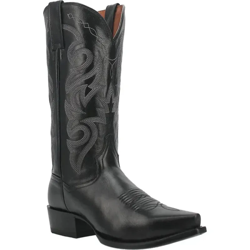 Dan Post Men's Milwaukee Leather Snip Toe Boots - Black sold by Alberto Nardoni