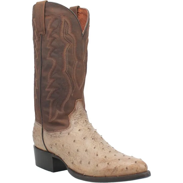 PERSHING FULL QUILL OSTRICH BOOT sold by Alberto Nardoni