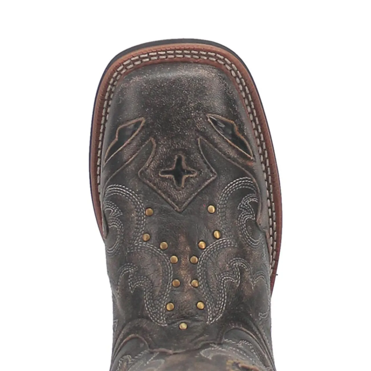 Laredo Spellbound Black Tan Broad Square Toe Women Boots sold by Alberto Nardoni product image thumbnail 5