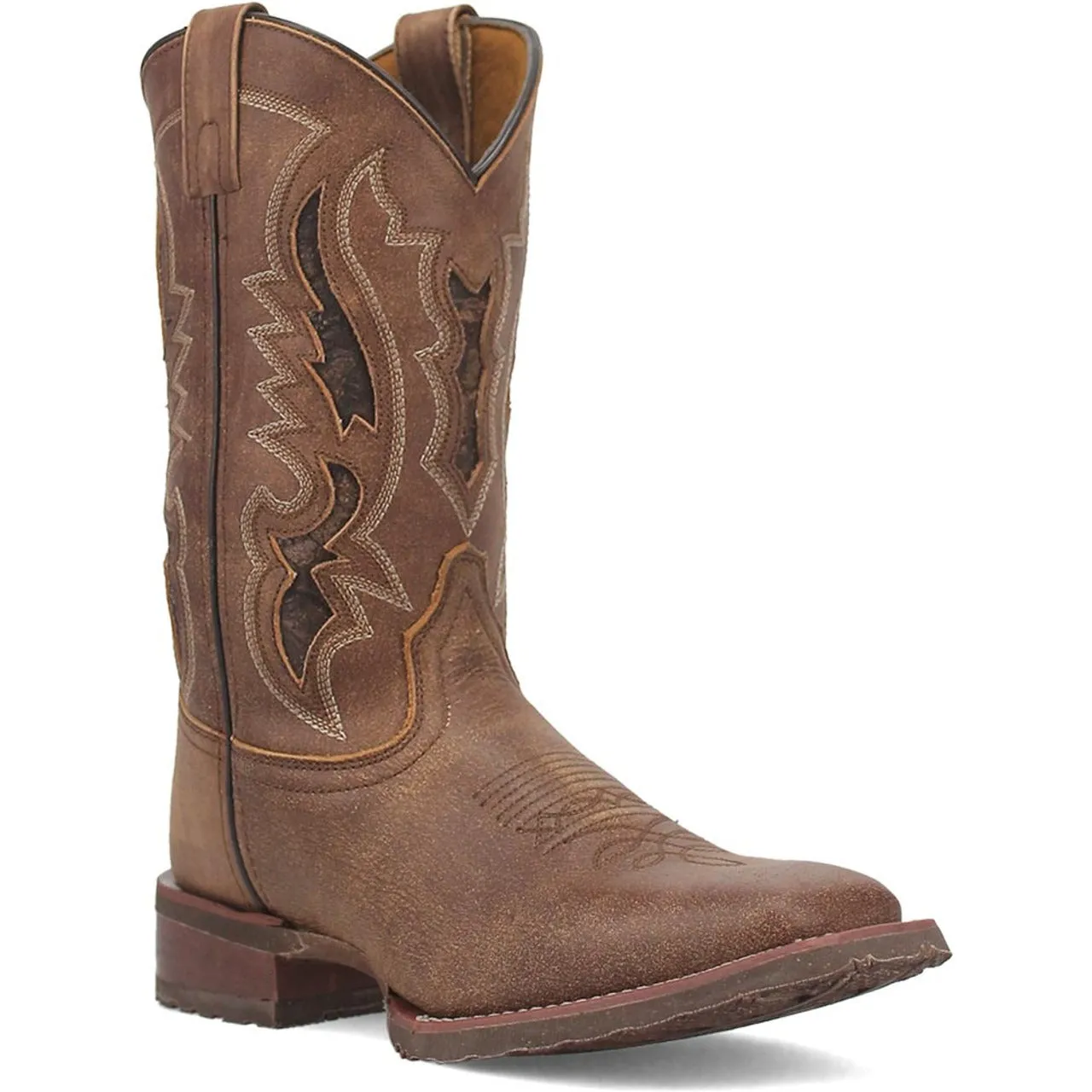 Laredo Martie Tan Broad Square Toe Boots for Men sold by Alberto Nardoni product image thumbnail 2