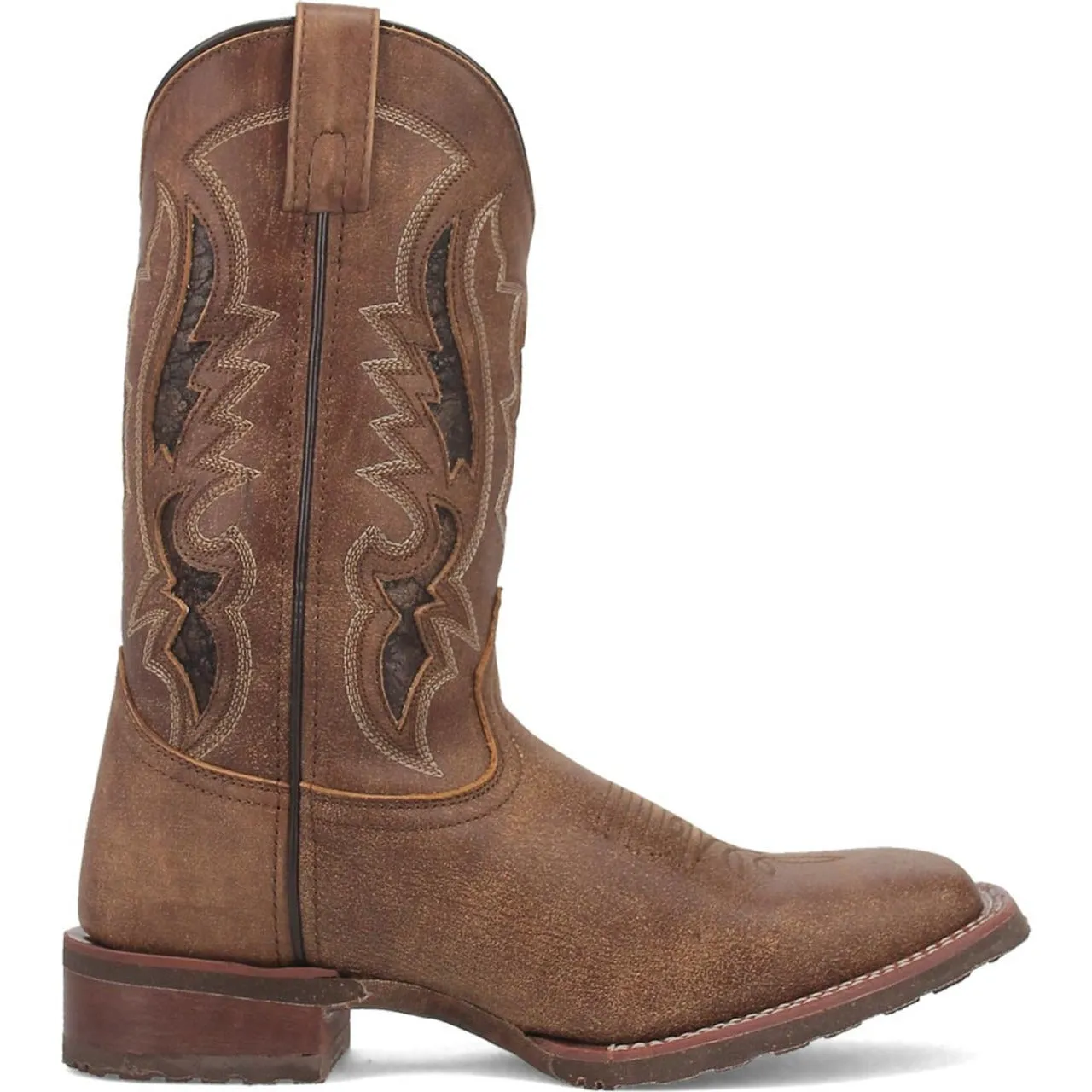 Laredo Martie Tan Broad Square Toe Boots for Men sold by Alberto Nardoni