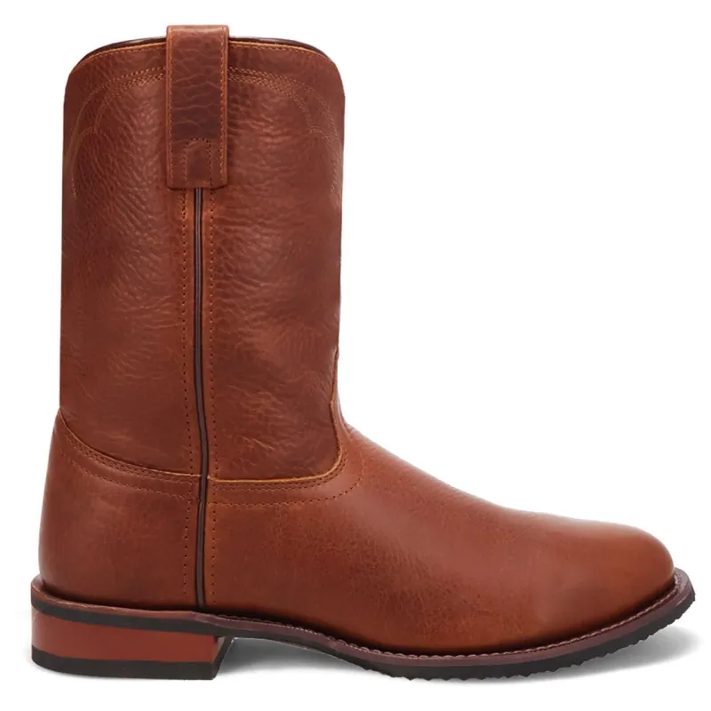 Laredo Women's Vaughn Tan Walking Heel Leather Boots made by Alberto Nardoni