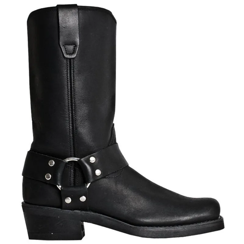 Dingo Black Womens Leather Motor Cycle Boots sold by Alberto Nardoni