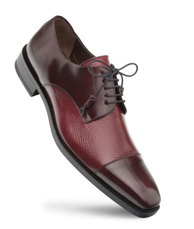 Mezlan Luxury Dress Shoes Burgundy Designer Cap Toe Soka sold by Alberto Nardoni