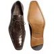 Mezlan Dark Brown Gator Shoes Oxford Plain Toe Anderson 13584-F sold by Alberto Nardoni product image thumbnail 2