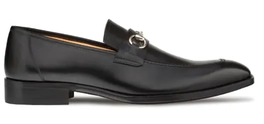 Men's Black Ornament Loafers by Mezlan – Hand-Finished Calfskin Slip-Ons, Made in Spain sold by Alberto Nardoni product image thumbnail 2
