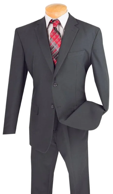 Charcoal Regular Fit 2 Piece Suit sold by Alberto Nardoni