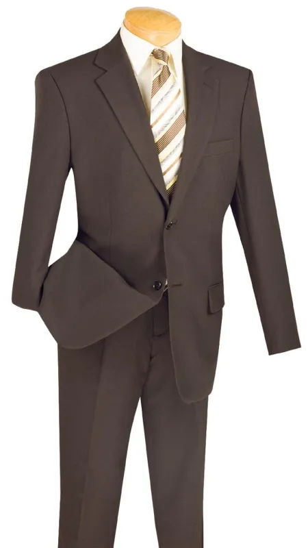 Brown Regular Fit 2 Piece Suit sold by Alberto Nardoni