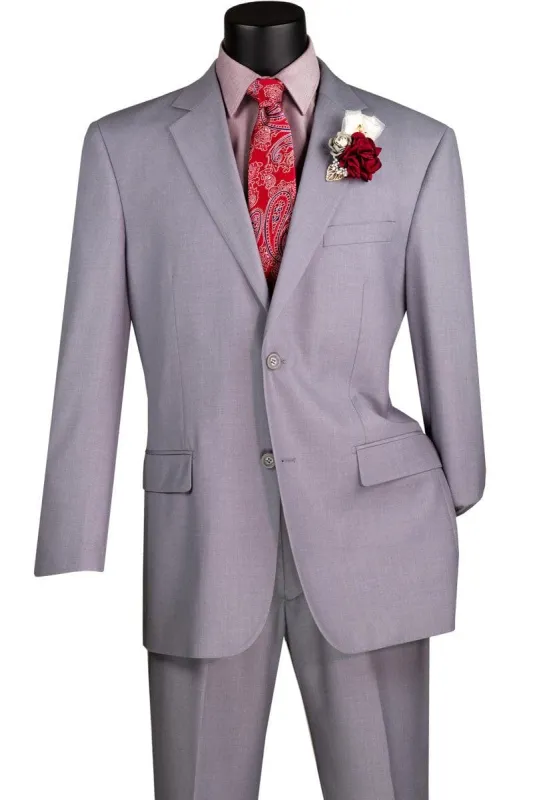 Light Gray Regular Fit Two Piece Suit sold by Alberto Nardoni