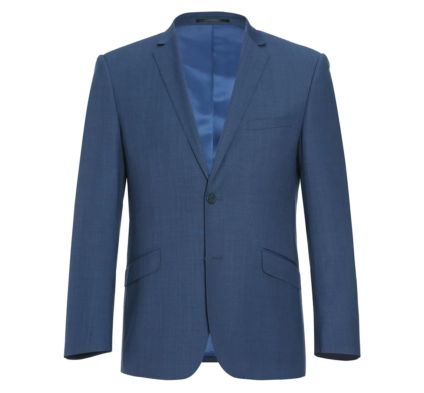 557-1 Men's 2-Piece Slim Fit Single Breasted Wool Suit sold by Alberto Nardoni product image thumbnail 2