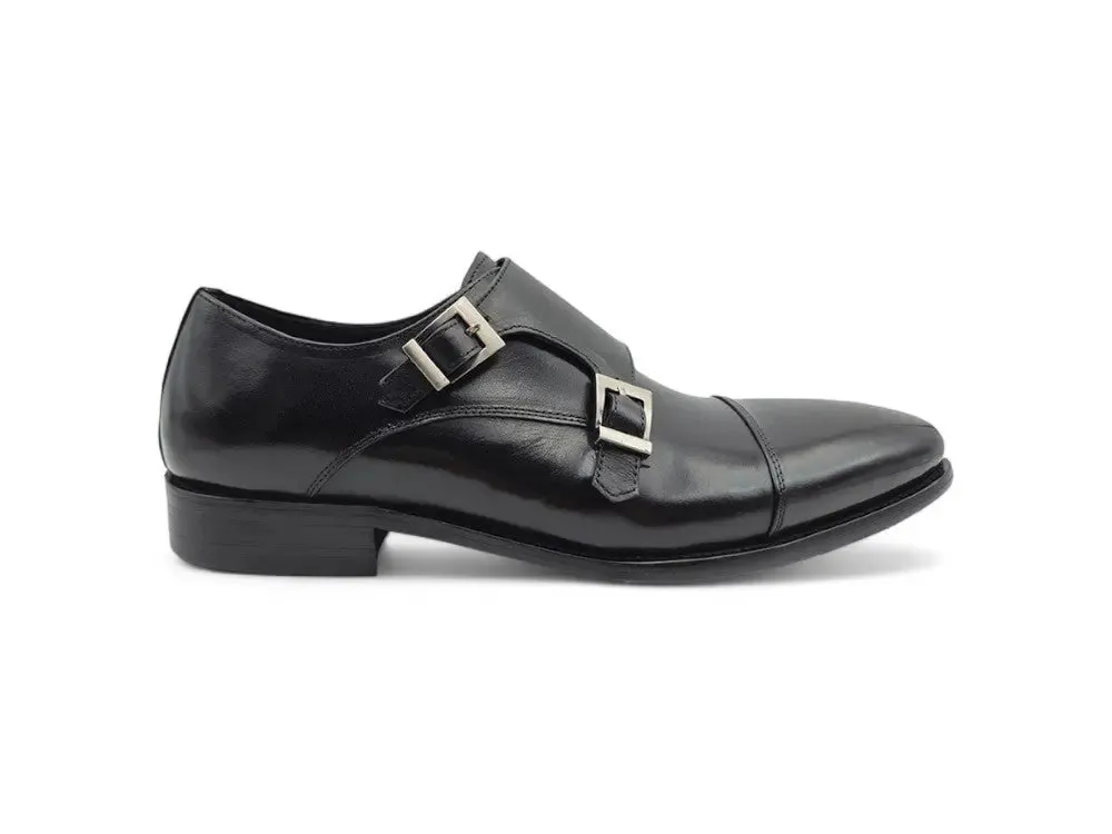 Classic Cap Toe Monk Strap Shoes for Men sold by Alberto Nardoni