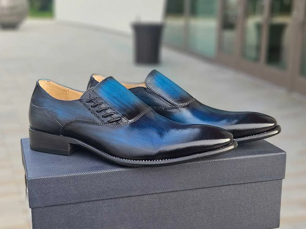 Sleek Slip-On Loafers with Lace Accent sold by Alberto Nardoni product image thumbnail 3