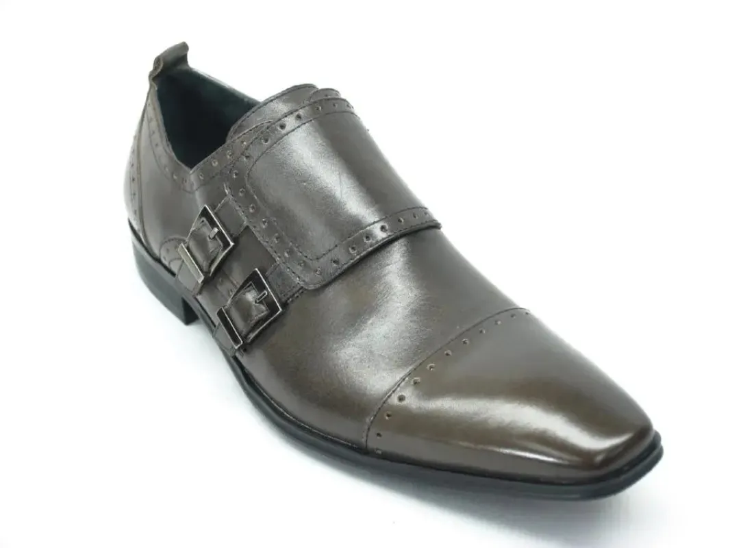 Men's Cap Toe Double Monk Strap Shoe sold by Alberto Nardoni