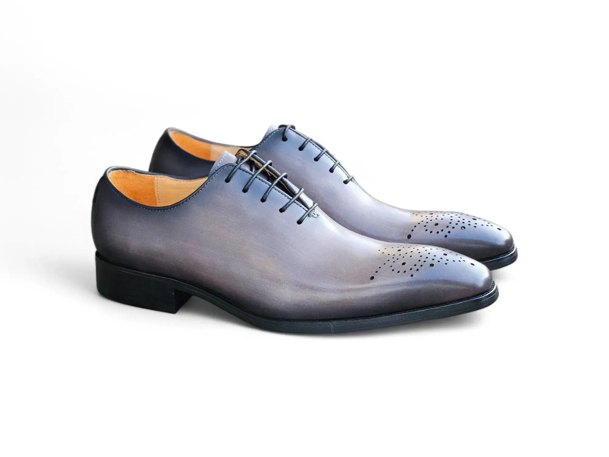 Carrucci Hand Burnished Wholecut Calf Oxford sold by Alberto Nardoni