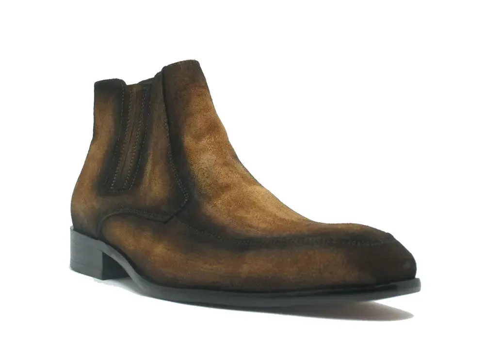 Two-Tone Leather Suede Chelsea Boots sold by Alberto Nardoni product image thumbnail 4