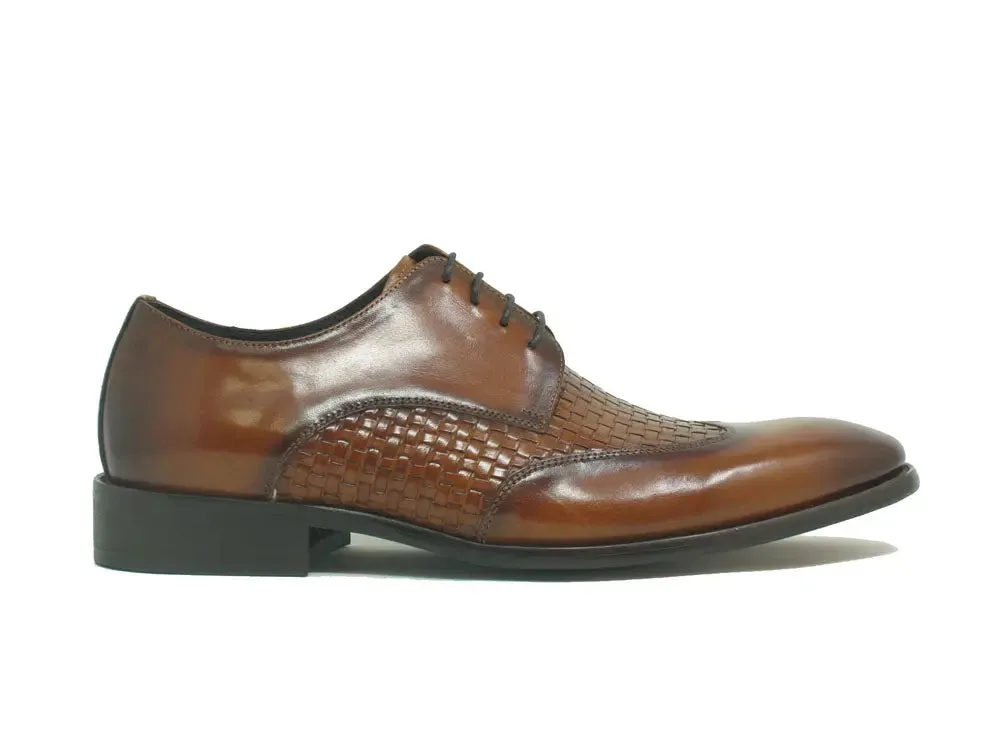 Men’s Hand-Braided Leather Woven Oxford Shoes sold by Alberto Nardoni product image thumbnail 4