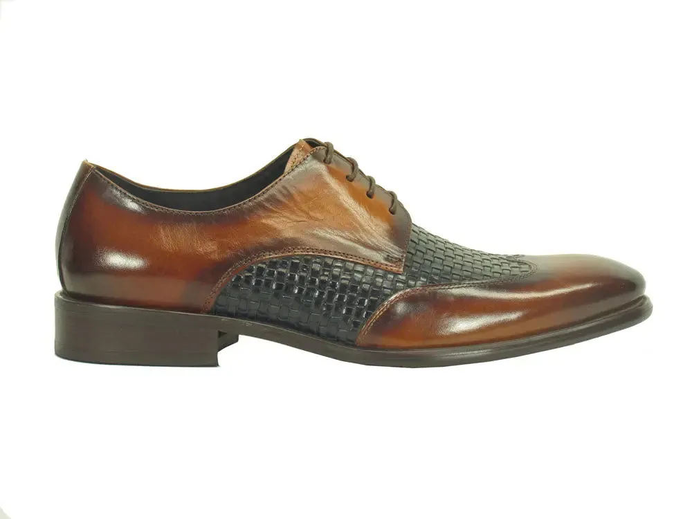 Men’s Hand-Braided Leather Woven Oxford Shoes sold by Alberto Nardoni