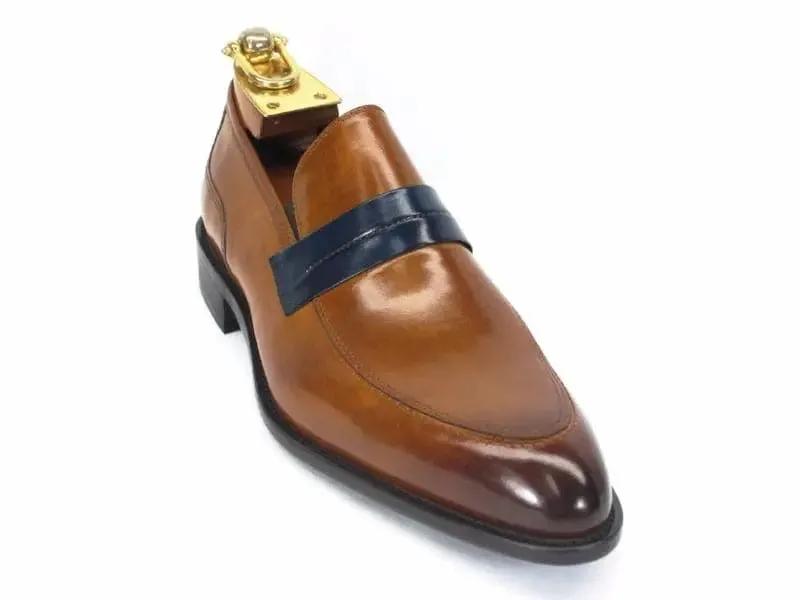 KS479-601 Carrucci Penny Loafer with Color Contrast Detail sold by Alberto Nardoni product image thumbnail 4