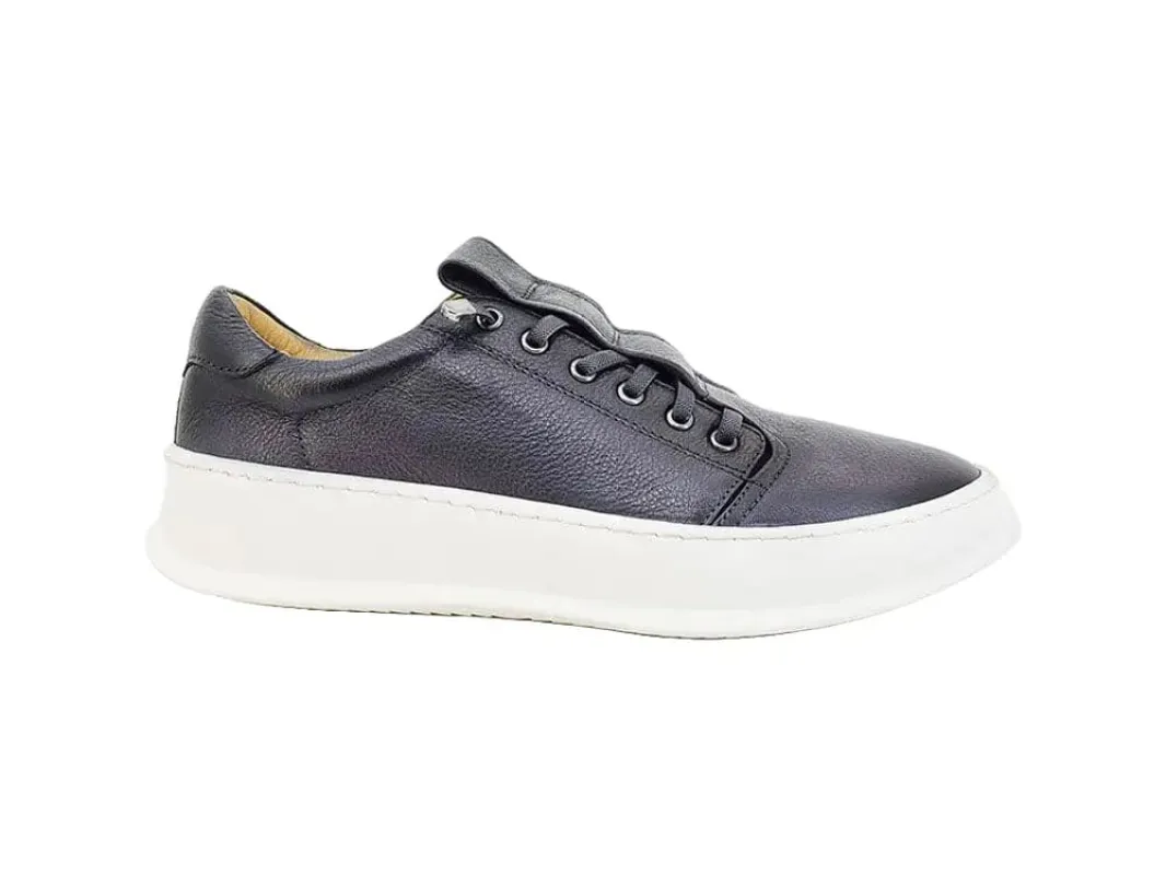 Mens Genuine Calfskin Leather Slip-On Sneakers sold by Alberto Nardoni
