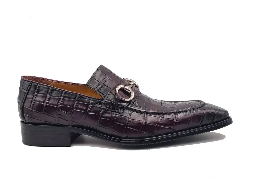 Men’s Gator Embossed Leather Buckle Loafers sold by Alberto Nardoni product image thumbnail 3