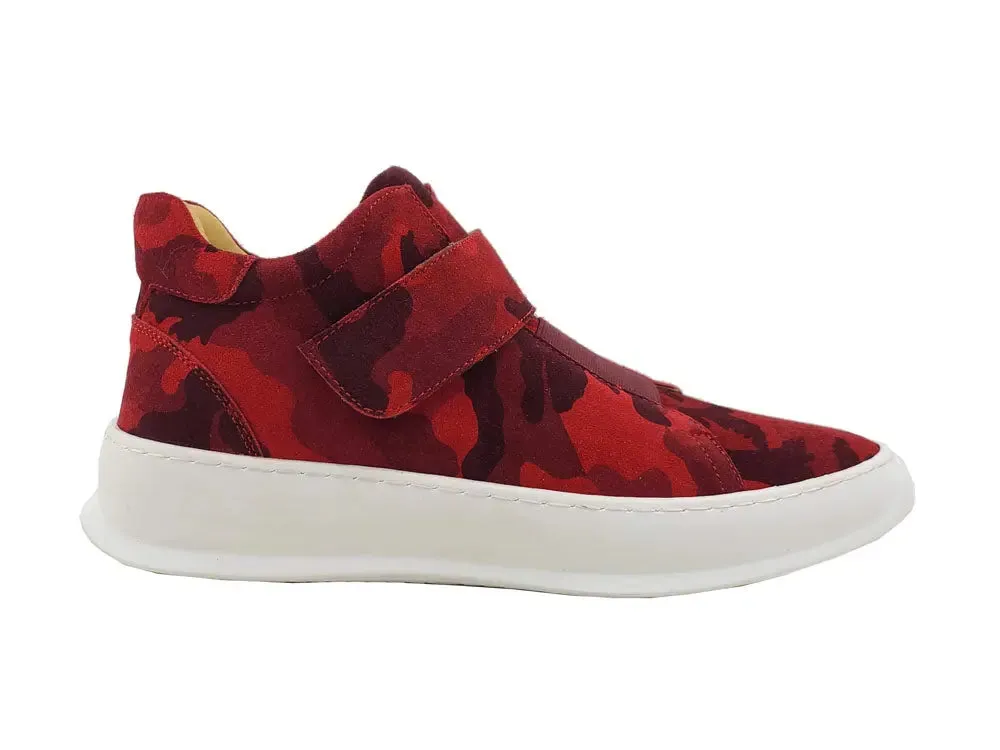 Men’s Camouflage Suede Low-Top Sneakers sold by Alberto Nardoni product image thumbnail 4