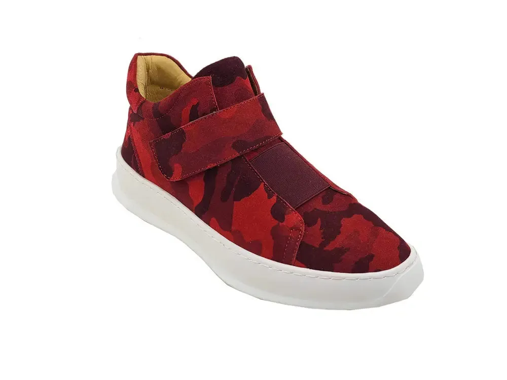 Men’s Camouflage Suede Low-Top Sneakers sold by Alberto Nardoni product image thumbnail 5