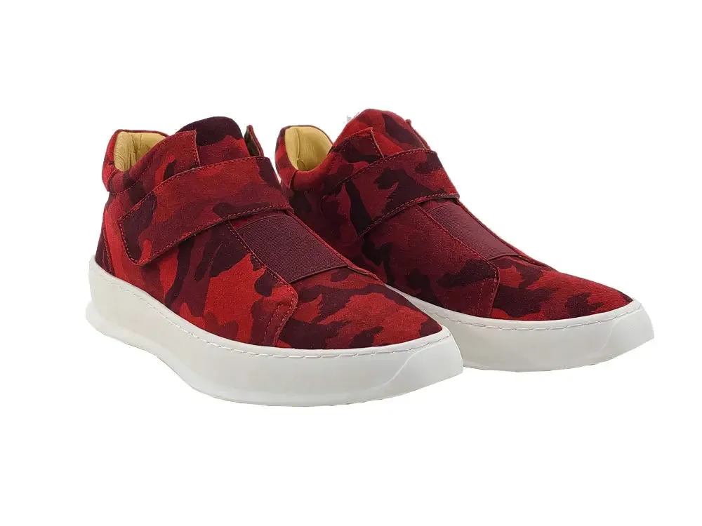 Men’s Camouflage Suede Low-Top Sneakers sold by Alberto Nardoni product image thumbnail 3