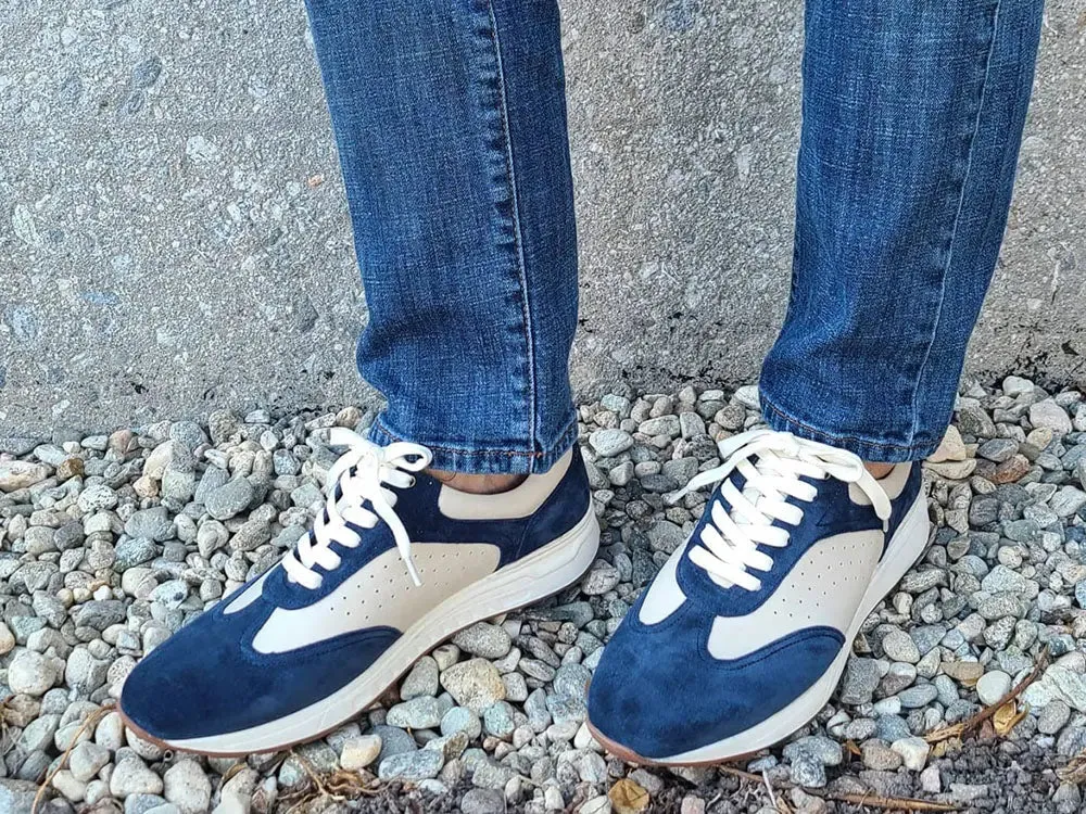 Men’s Casual Leather Lifestyle Sneaker sold by Alberto Nardoni