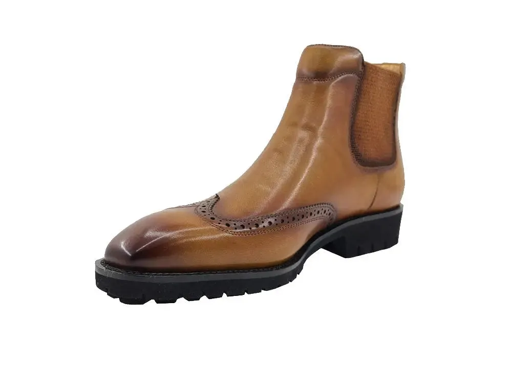 Men’s Lug Sole Wingtip Chelsea Boot sold by Alberto Nardoni product image thumbnail 4