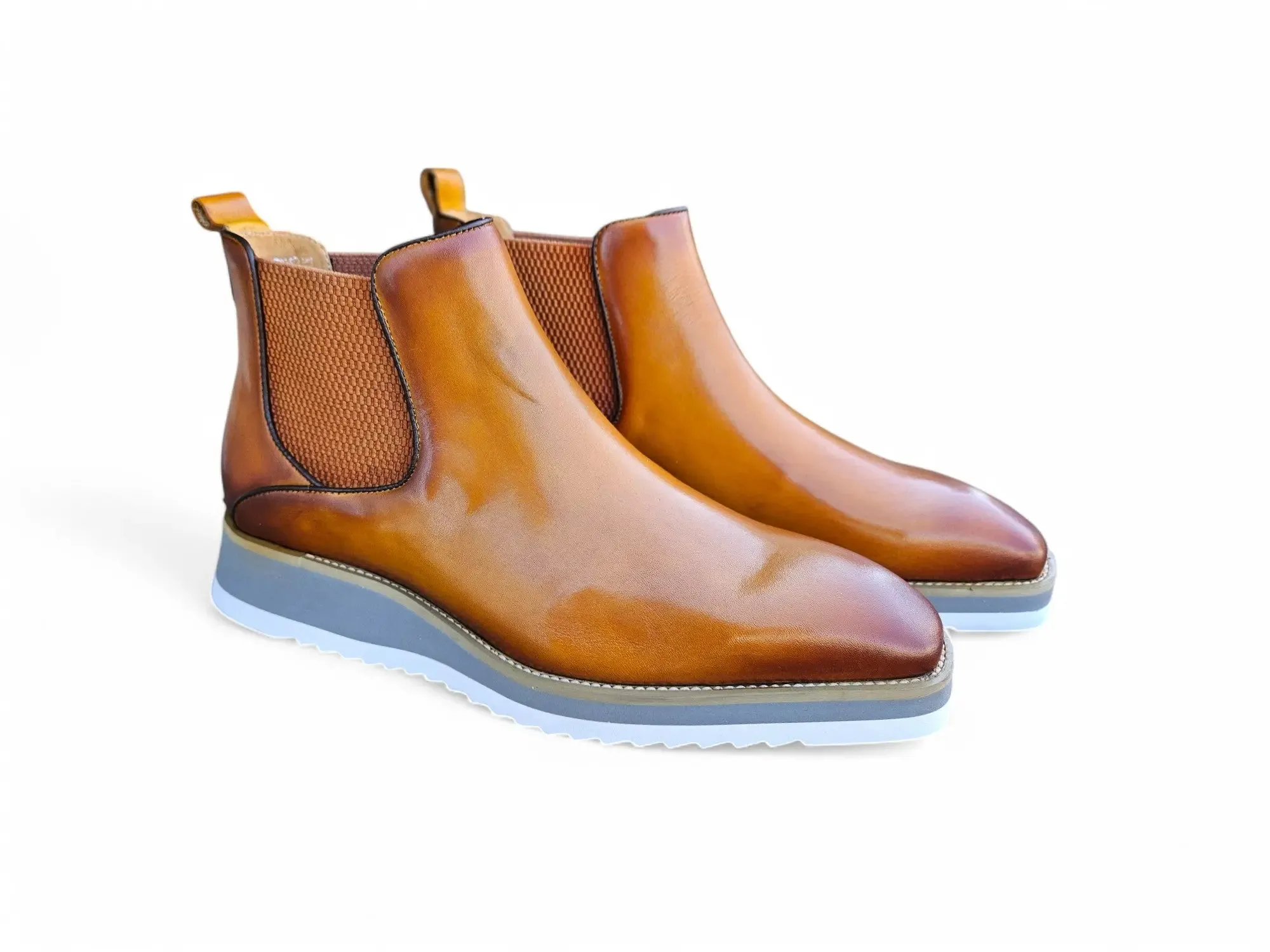 Carrucci Men's Patina Chelsea Boot sold by Alberto Nardoni