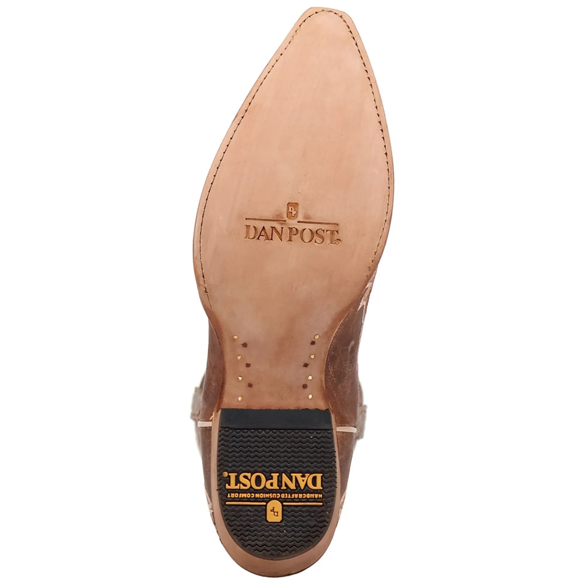 Dan Post Men's Racer Tan Leather Western Boots sold by Alberto Nardoni product image thumbnail 4