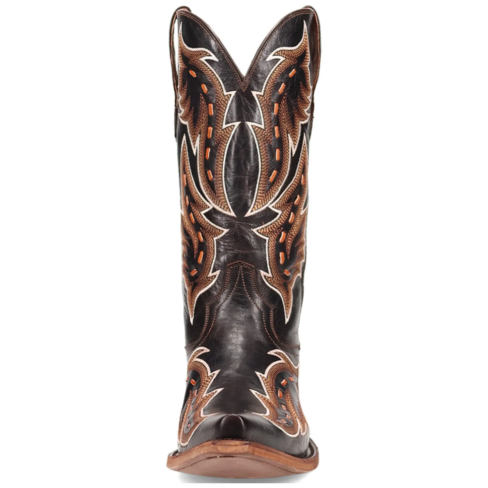 Dan Post Men's Racer Black Leather Snip Toe Western Boots sold by Alberto Nardoni product image thumbnail 5