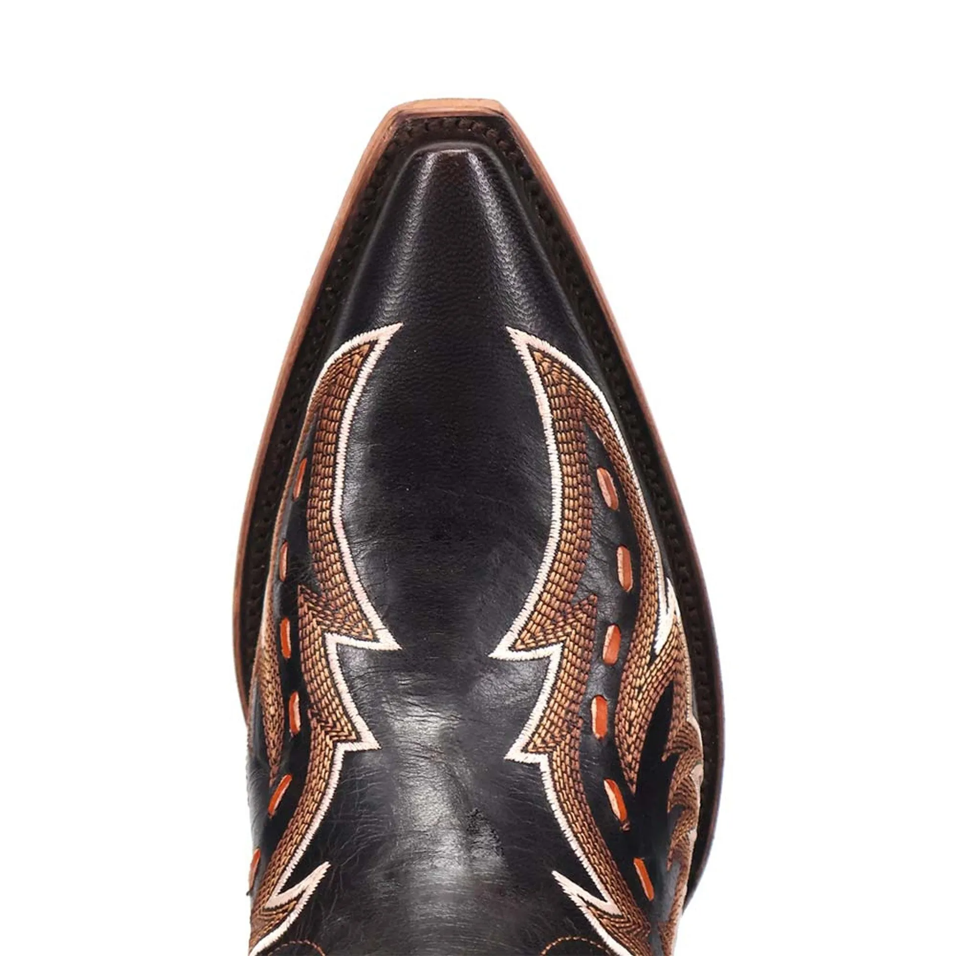 Dan Post Men's Racer Black Leather Snip Toe Western Boots sold by Alberto Nardoni product image thumbnail 3