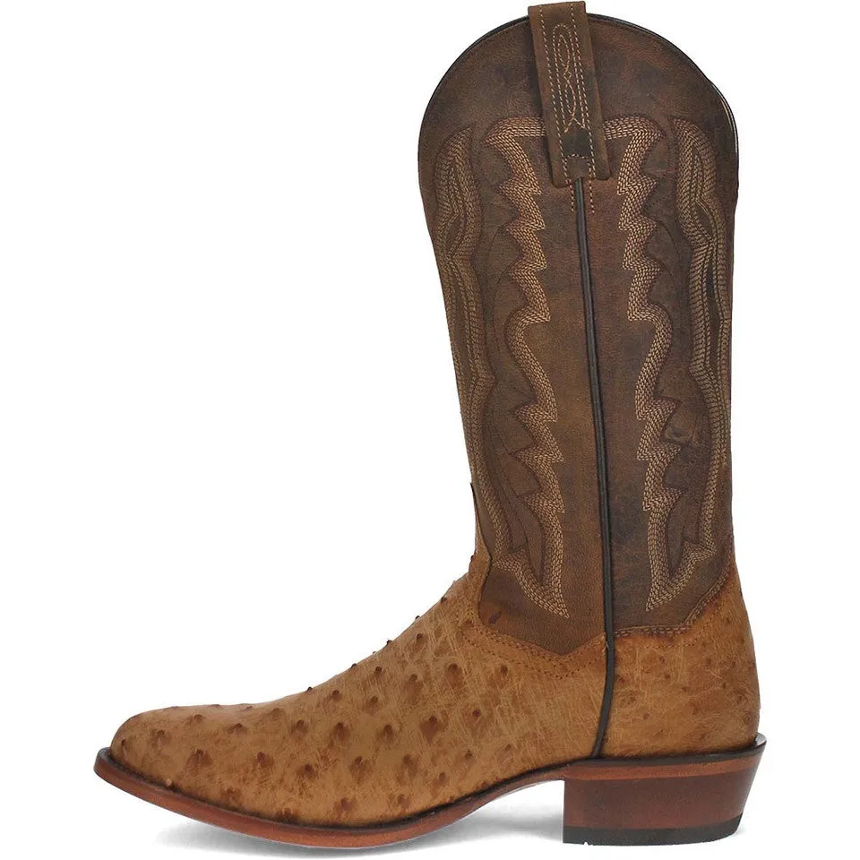 Dan Post Gehrig Men's Saddle Western Ostrich Boots sold by Alberto Nardoni product image thumbnail 3