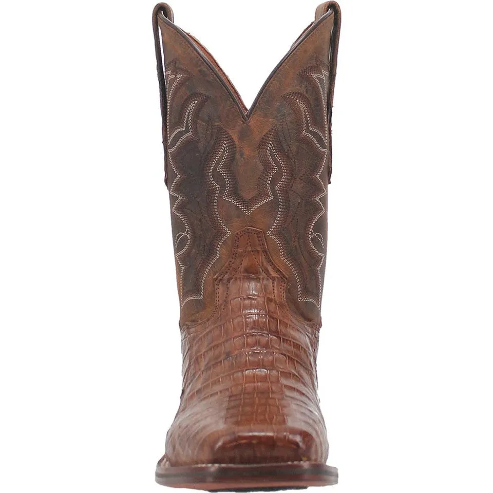 Dan Post Cowboy Certified Kingsly Caiman Square Toe Apache/Chocolate Boot sold by Alberto Nardoni product image thumbnail 4